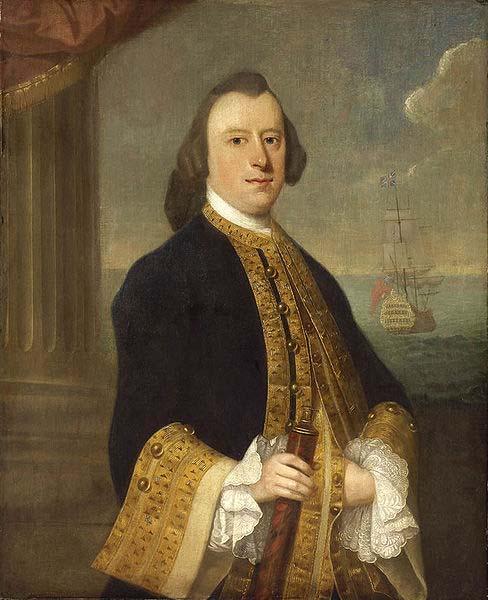 Jeremiah Theus Captain John Reynolds oil painting image